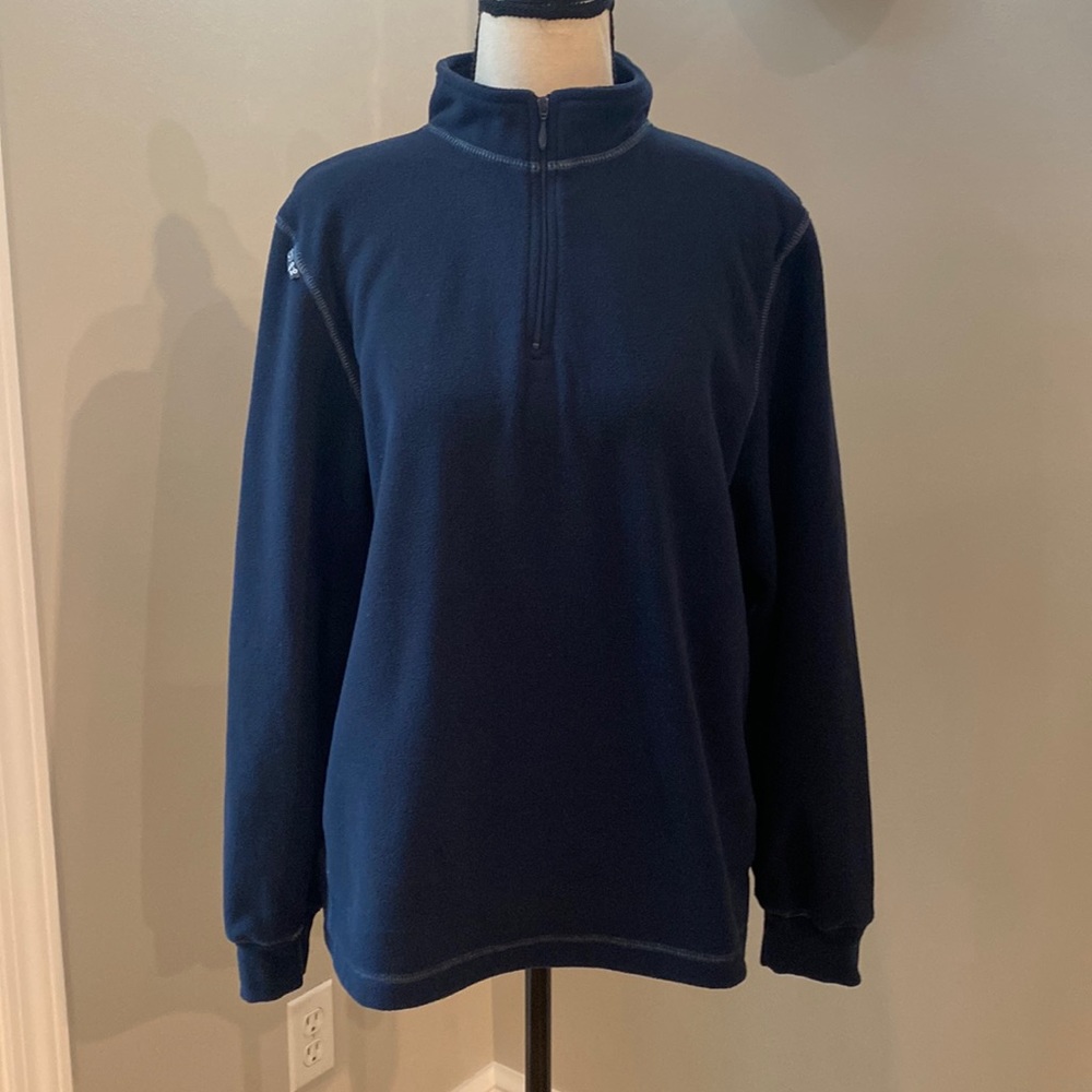 Womens Bombardier 3/4 zip fleece skiing snowmobiling layering gorpcore hiking